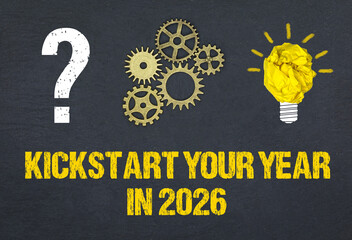 Obraz premium Kickstart your year in 2026 