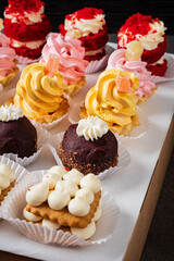 Tempting treats showcase a variety of flavors and colors, perfect for a joyful gathering