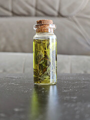 spices in a glass jar