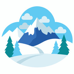 winter mountain landscape