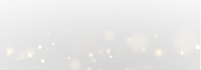 Magical Golden Christmas Glow with Glittering Particles, Shimmering Dust and Luxury Light Effect Isolated PNG