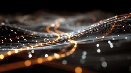 Digital abstract landscape