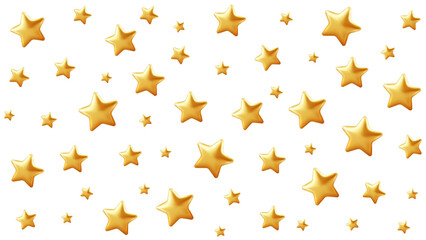 Golden Star Celebration In Gold Sparkle Scene For Festive Decor. Bright Stars Shine With Pattern And Decorative Cheer And Mood. Vector Illustration Background