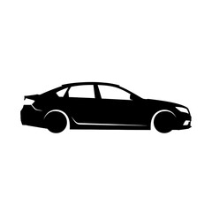 Fototapeta premium black sports car