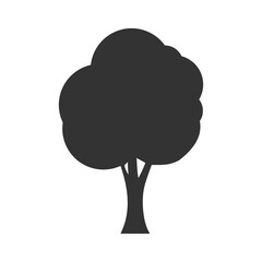 Tree icon isolated on transparent background