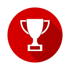 Obraz na płótnie Canvas Trophy sign icon isolated on transparent background