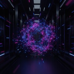 Abstract Global Network Sphere in Dark Digital Tunnel