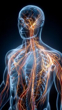 Exploring the intricate network of human nerves and their connections in the body