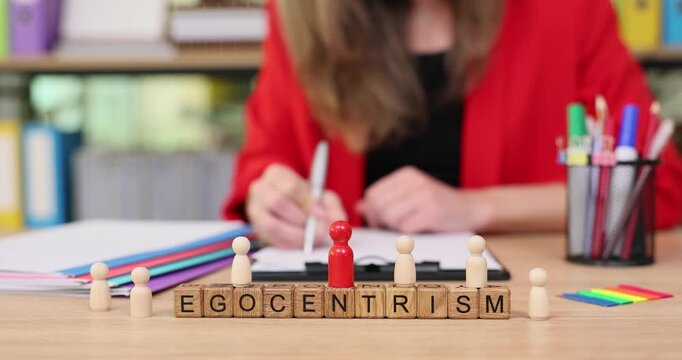 Exploring the theme of egocentrism through creative play and colorful materials in a fun learning environment