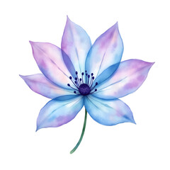 Ultra-Detailed Metallic Botanical Silhouette Watercolor Clipart with Gold, Silver, Rose Gold, Teal, Holographic & Chrome Foil Highlights on Transparent Background &ndash; Elegant Floral Leaf & Flower