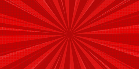 Comic background with red color © Lukman