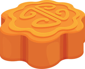 Festive mooncake symbolizes togetherness and prosperity during mid autumn festival