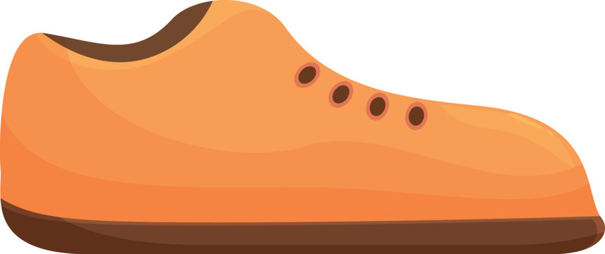 Stylish orange sneaker showcasing minimalist design, blending modern aesthetics with comfortable footwear - Powered by Adobe