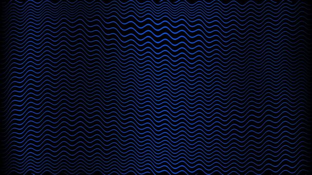 Grunge stripe. 3d abstract wavy lines background. Dark BLUE vector backdrop with bent lines.  optical illusion art