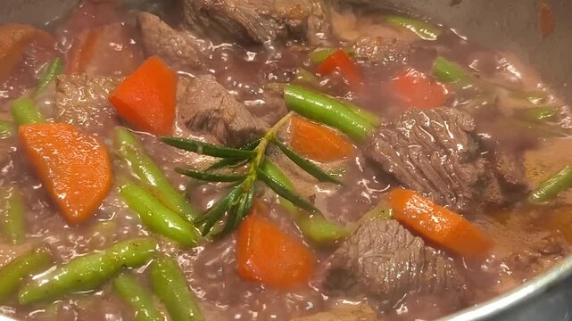 Beef stew with vegetables