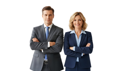 Smiling Business Professionals A Confident Team Ready for Success and Whisk_e66b43b93c12f42b29d4b1a5fac368dfdr