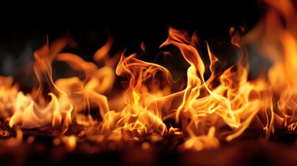 Fototapeta premium Fiery flames
