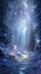 christmas magical winter artwork warm and cozy holiday