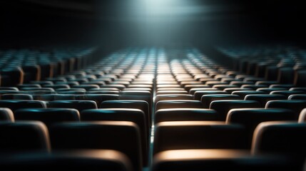 Obraz premium Empty theater seats