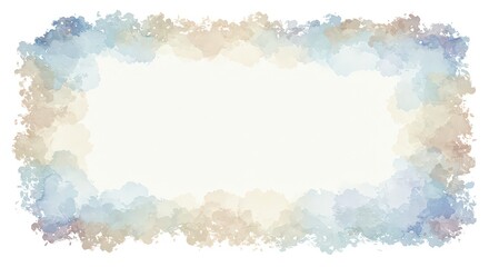 Obraz premium Abstract watercolor frame