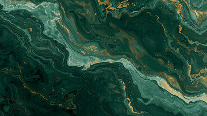 Fototapeta premium Abstract Liquid Marble