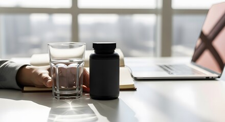 Brain affected by ADHD showing neurological differences and cognitive impairment