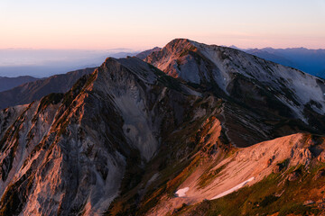 日本の山岳風景