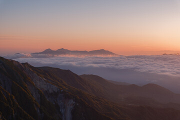 日本の山岳風景