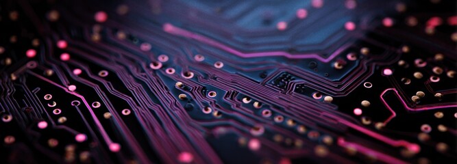 Close up circuit board technology