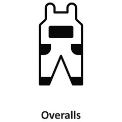 Overalls Vector icon which can easily modify or edit