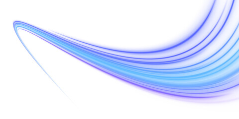 Electric blue light waves ripple across a dark urban background. The glowing streaks emphasize speed and technological energy. Perfect for modern city or sci-fi visuals. PNG