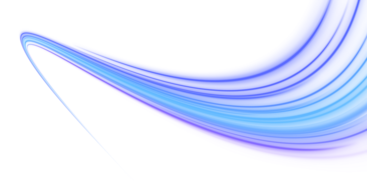 Electric blue light waves ripple across a dark urban background. The glowing streaks emphasize speed and technological energy. Perfect for modern city or sci-fi visuals. PNG