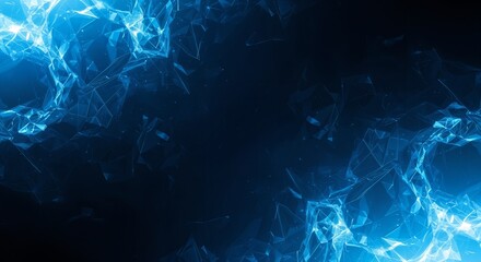 Blue minimalist abstract gradient background