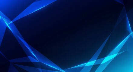 Blue minimalist abstract gradient background
