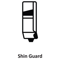 Shin Guard Vector icon which can easily modify or edit