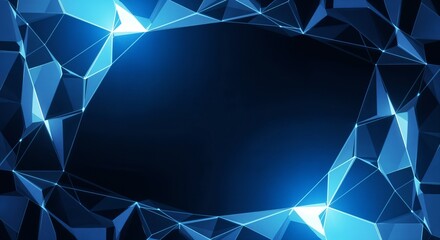 Blue minimalist abstract gradient background