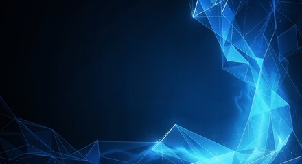 Blue minimalist abstract gradient background