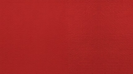 Close-Up of Red Textured Surface with Vertical Seam on Synthetic Material Background