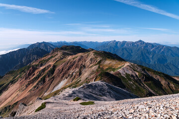 日本の山岳風景
