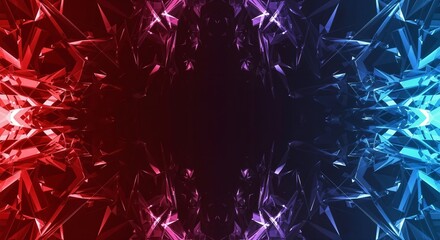 Blue and red minimalist abstract gradient background