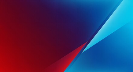 Blue and red minimalist abstract gradient background