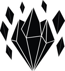 Geometric Crystal Cluster Silhouette

