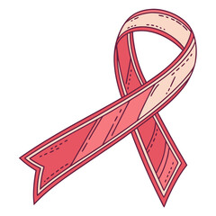 Vector of Ribbon on white background