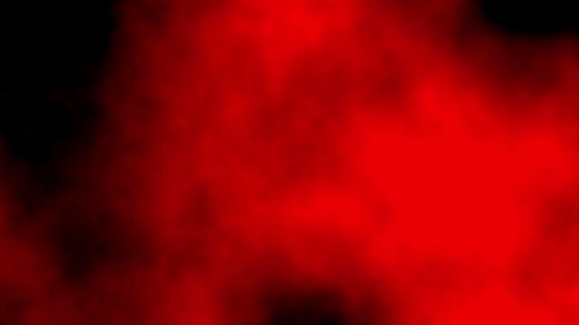 Crimson Smoke Abstract Visuals Fiery Red Clouds Animation Dark Background Effect Deep Color Motion Graphics Texture