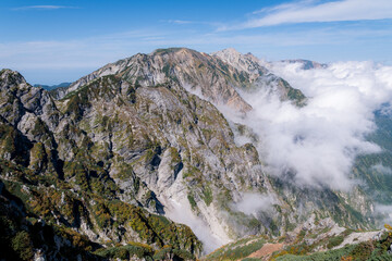日本の山岳風景