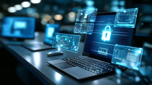 Data security compliance interface display, defocused regulatory elements, information protection concept, standards enforcement technology, privacy management system, corporate se