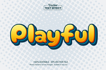 Playful  text sweet style editable text effect