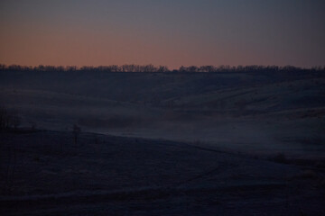 Beautiful landscape in Ukraine