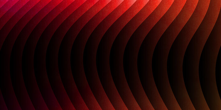 Neon ribbed fractal glass 3d background. Holographic vertical stripe pattern with vibrant purple blue yellow gradient. Abstract black bg, iridescent texture lines in radiant colors. 3D illustration	
 - Powered by Adobe