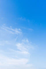 初冬の空　青空と雲04